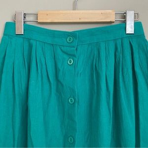 Vintage 100% cotton midi skirt